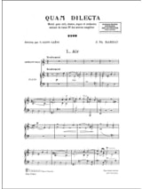 Quam Dilecta - RAMEAU - Partition - Chœur